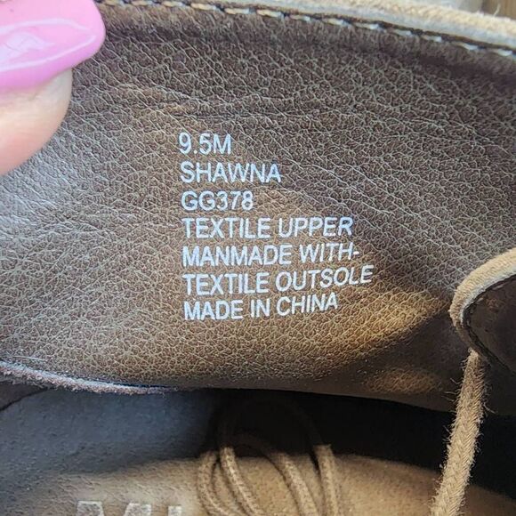 MIA Shawna Womens Ankle Booties Taupe Faux Suede Lace Up Size 9.5 - Picture 9 of 12